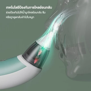 เครื่องดูดน้ำมูกอัตโนมัติ ที่ดูดน้ำมูกเด็ก ปรับแรงดูดได้ ถอดล้างได้ ไม่ทำร้ายเยื่อบุจมูกทารก ชาร์ตไฟ USB