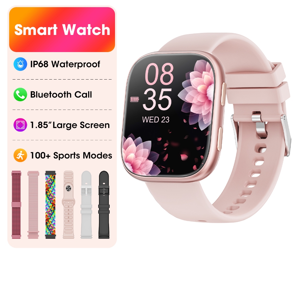 2026 สมาทวอช SmartWatch สมาร์ทวอทช์ แท้ นาฬิกาสปอร์ต โทรออกได้ รองรับภาษาไทย กันน้ำ IP68 Watch โทรผ่านบลูทูธได้