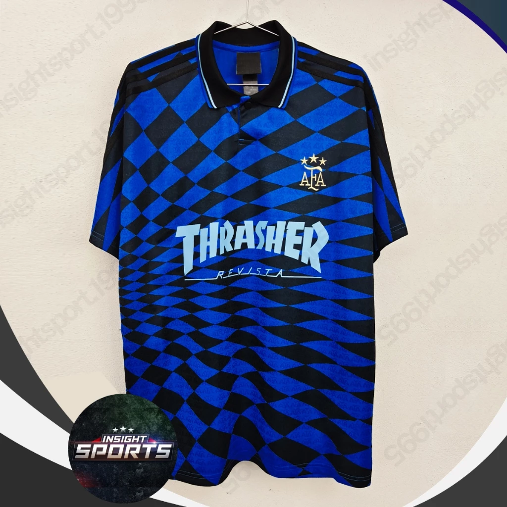 เสื้อฟุตบอลวินเทจ เสื้อฟุตบอลแฟชั่นทีม อาร์เจนติน่า /ชื่อเบอร์ MESSI#10 ไซส์ XS-2XL #RT0231
