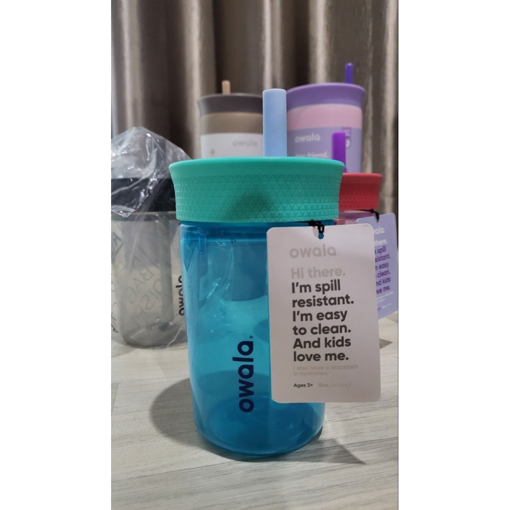 ของแท้💯%/พร้อมส่งไทย The Owala Kids' Tumbler is a 15oz BPA-free cup