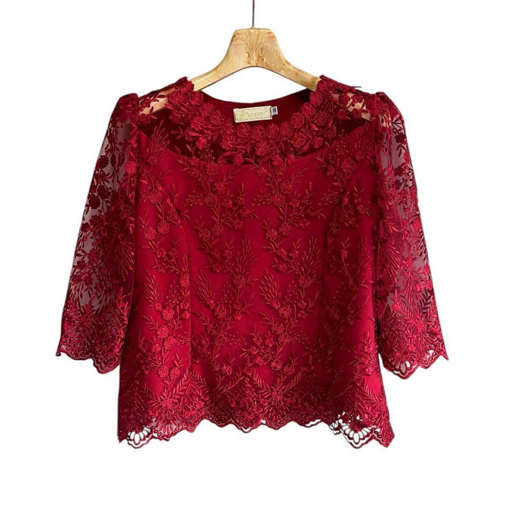 เสื้อลูกไม้ใส่ออกงานใส่ได้ทุกโอกาสไซสอก36-46