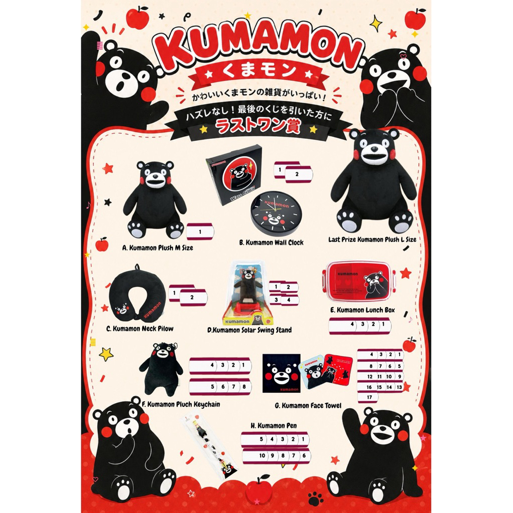 พร้อมส่ง Ichiban Kuji Kumamon - Kumamoto Special