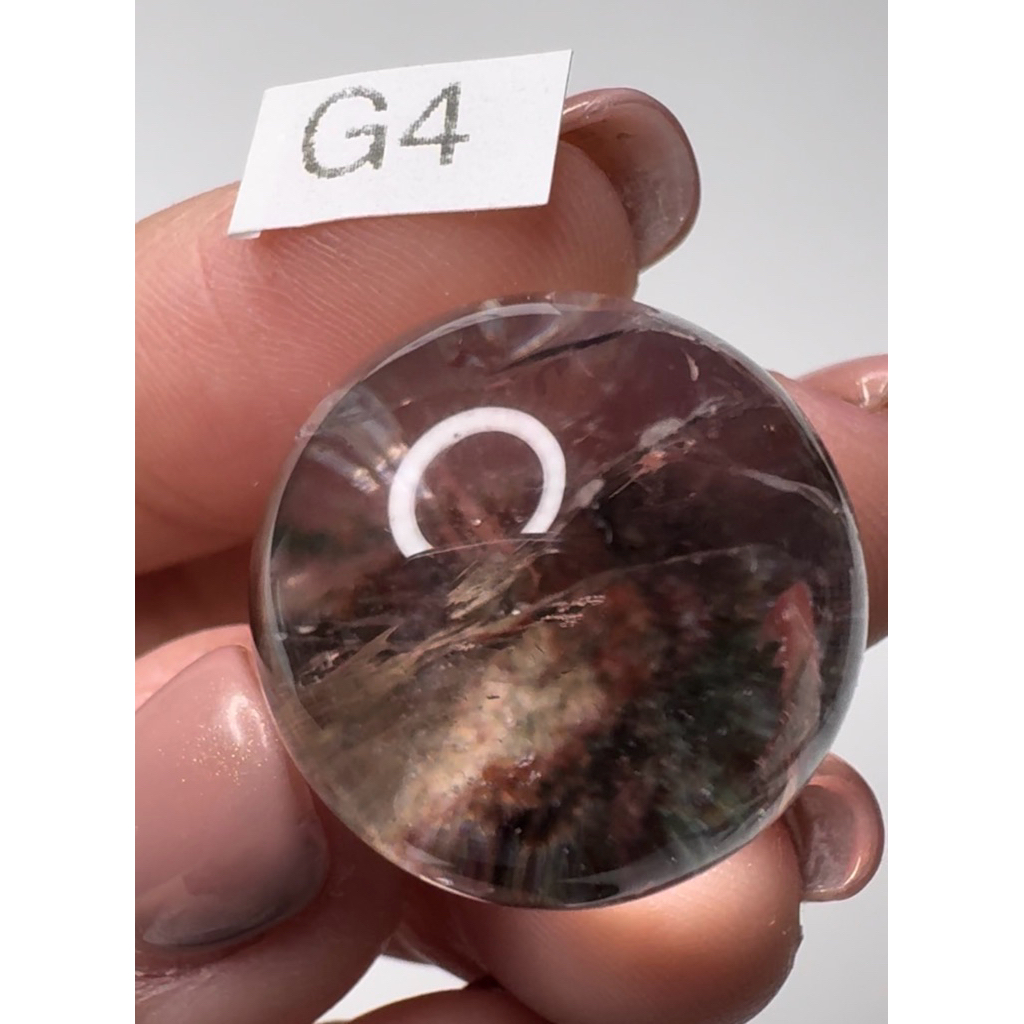 Garden Quartz Sphere(แก้วโป่งข่าม หรือ หินโลโดไลท์)​(ได้ชิ้นในโพส)​