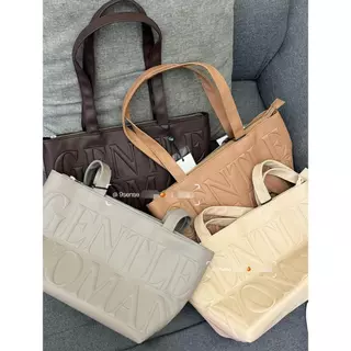 [เอาท์เล็ท]GENTLE WOMAN GW Daily Tote Bag กระเป๋าโท้ท กระเป๋าสะพายไหล่ gentlewomen กระเป๋า กระเป๋าแบรนด์ไทย เยื่อหุ้มสมอ