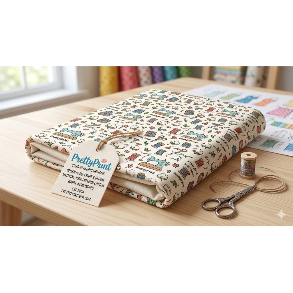 Cotton Digital print 45 นิ้ว CTD 04962 (ขายเป็นหลา)
