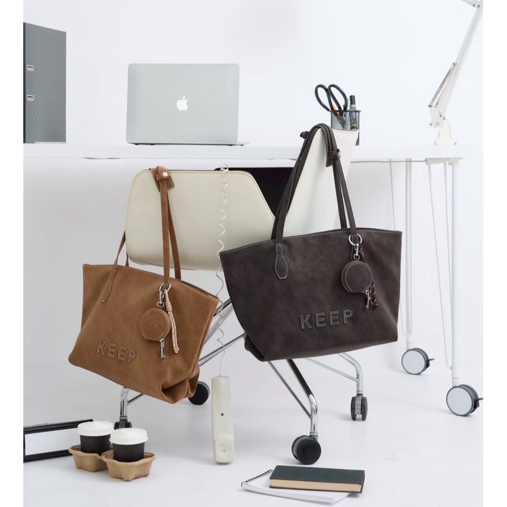 NEW IN | KEEP EVERYDAY กระเป๋า Tote ใบใหญ่ที่พร้อมไปกับคุณในทุกวัน [มีบริการหลังการขาย]