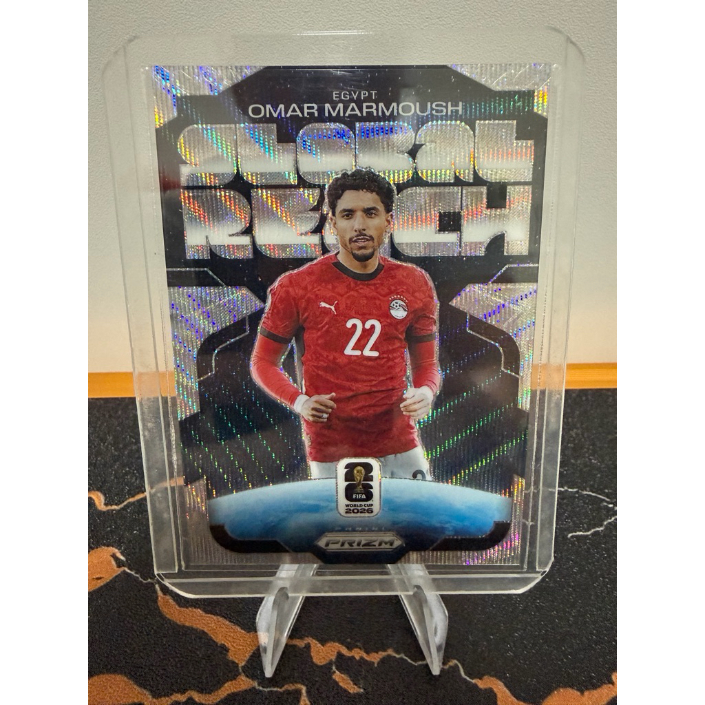 🔥 Rare Item! การ์ด Omar Marmoush จากชุด Panini Prizm World Cup 2026 แท้! สภาพสะสมInsert Card🔥🔥🔥