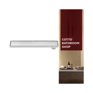 COTTO รางน้ำทิ้งสำหรับท่อพีวีซีขนาด 2 นิ้ว(10X60 ซม.) CT6406Z2P(HM)