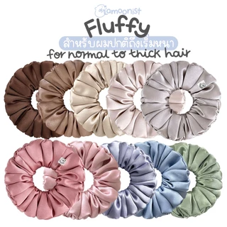 Lamoonist • FLUFFY • (ผมปกติ-เริ่มหนา) • Satin scrunchies • Normal-thick hair • ยางมัดผมซาติน