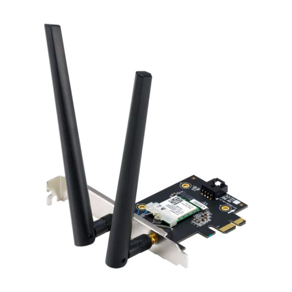 ส่งต่อ Wireless PCIe Adapter ASUS (PCE-BE6500 BULK) BE6500 WiFi 7 (ประกันศูนย์ 3 ปี) *ของใหม่ไม่เคยผ