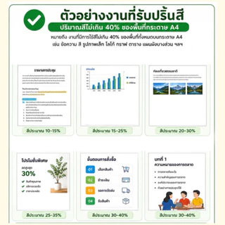 ปริ้นเอกสาร ปริ้นงานด่วน รับงานเร่ง ปริ้นเอกสาร A4