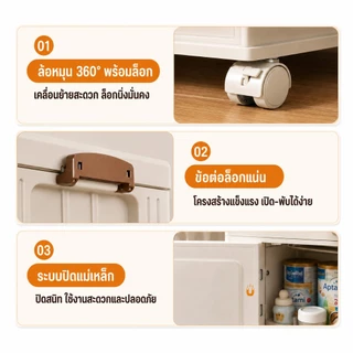 Nestify ตู้ใส่เสื้อผ้า พับ ตู้เก็บของ กันฝุ่นและกันน้ำ ตู้เสื้อผ้าพลาสติก'pvc ตู้เสื้อผ้า สไตล์โมเดิร์น ตู้เสื้อผ้าเด็ก