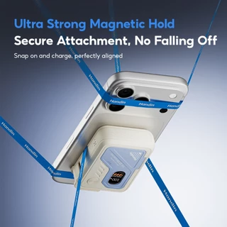 [CCC ส่งด่วน] Handin พาวเวอร์แบงค์แม่เหล็ก Magnetic Powerbank ชาร์จไร้สาย ชาร์จเร็ว Type C ขนาดเล็กพกพา ของแท้