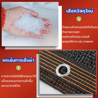 ตาข่ายกันแดด HDPE ทนทาน50ปี แผ่นตาข่ายกันสาด ตาข่ายกรองแสง กันแดด100% ผ้ากันแดดคุณภาพมาตรฐานญี่ปุ่น ARIDOO