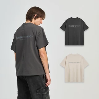 HOMEBOY เสื้อOVERSIZE HB.FREE.LINE.BASIC คอตตอน100% ใส่ได้ทุกวัน