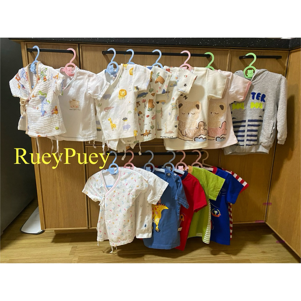 >อัพเดจ 3/08< ส่งต่อ❗️เสื้อเด็ก มือ2 ไม่มียี่ห้อ/ Little Home Baby/ mami baby/ PAPA/ PAPA BABY/ Luck