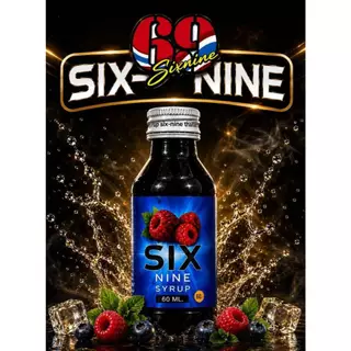 [5 ขวด]ไซรัป Six Nine(ซิก-ไนน์) ของแท้น้ำเชื่อมเข้มข้นกลิ่นราสเบอรี่ เกรดพรีเมี่ยม มี2สูตร ฝาเทาหมวาน ฝาแดงหอม