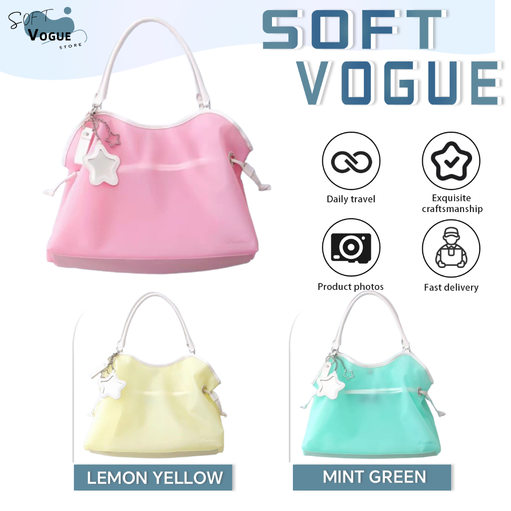 🎫【ของแท้ 100%】ประเทศเกาหลี  Badblue BAG 🧊  30*42*13 กระเป๋าสะพายสั้น