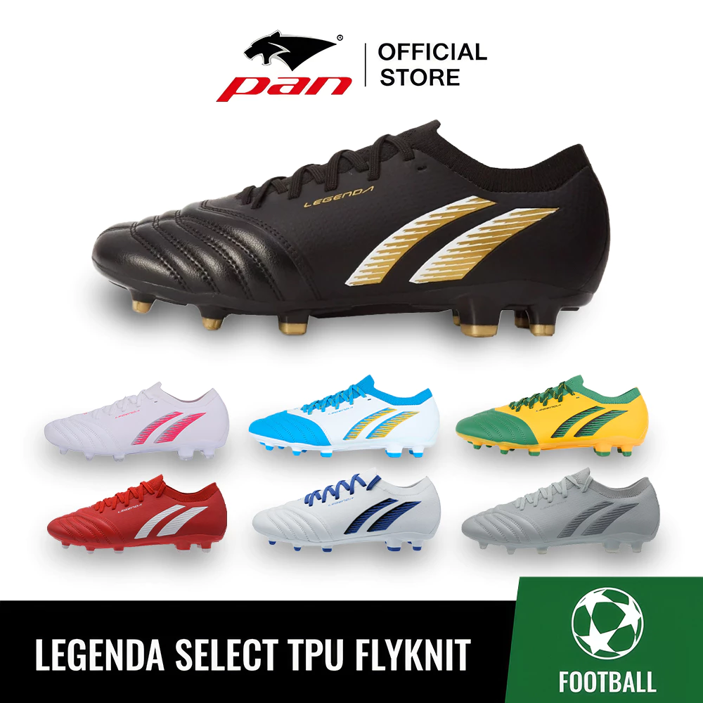 PAN LEGENDA SELECT TPU FLYKNIT รองเท้าฟุตบอลแพน รองท็อป หนังไมโครไฟเบอร์ รหัส APF15AF