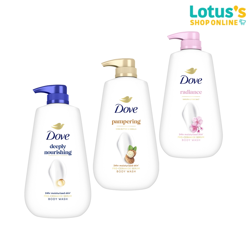 โดฟ สบู่เหลว ขนาด 500 กรัม DOVE BODY WASH 500 G.