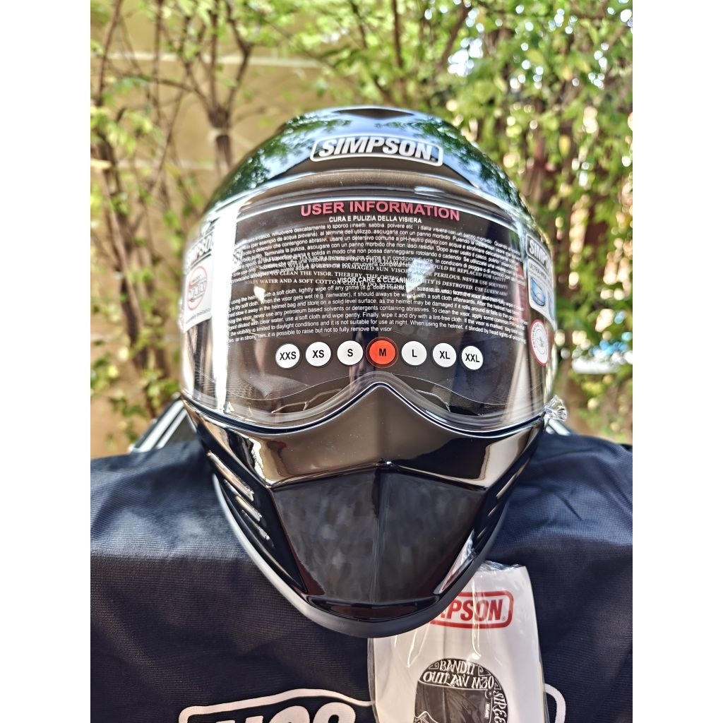 Simpson Ghost bandit สีดำเงา