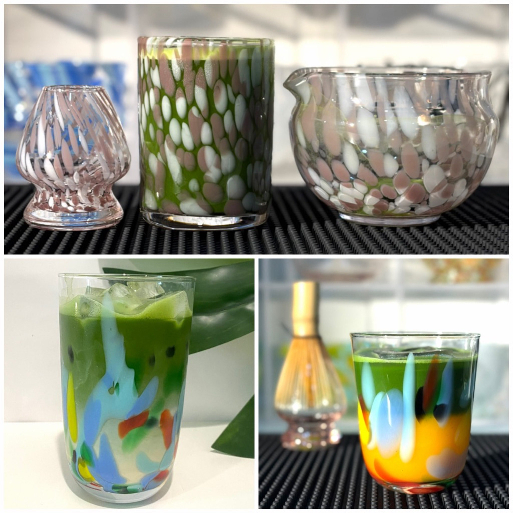 handmade glass for matcha lover, แก้วแฮนด์เมดสำหรับมัทฉะ