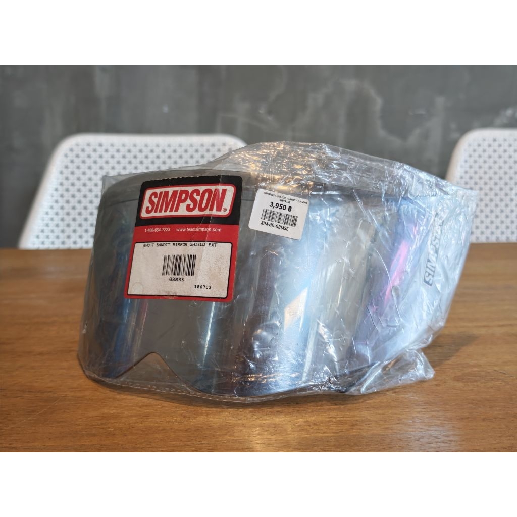 ชิว Simpson Mirror Shield สำหรับ Ghost Bandit Speed Bandit ของแท้