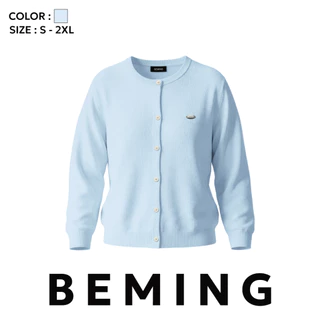 (Pre20-30 วัน)Bemingtop1266 (S-2XL) - Mori Knit Cardigan – คาร์ดิแกนไหมพรมดีไซน์มินิมอลนุ่มใส่สบายแมตช์ง่ายทุกลุค