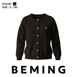 (Pre20-30 วัน)Bemingtop1266 (S-2XL) - Mori Knit Cardigan – คาร์ดิแกนไหมพรมดีไซน์มินิมอลนุ่มใส่สบายแมตช์ง่ายทุกลุค