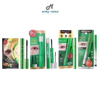 ถูก/แท้/มีไลฟ์ (สีดำ) มาสคาร่า อายไลน์เนอร์เขียว ODBO BQ Cover Mascara Liquid Eyeliner ฉลากไทย มาสคาร่า อายไลเนอร์ ติดทน