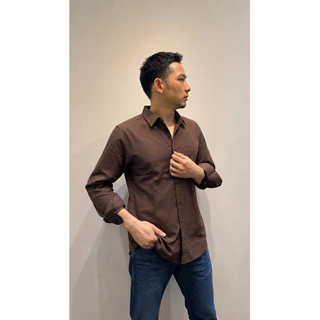 เสื้อเชิ้ตแขนยาวผ้าอ๊อกฟอร์ดM-4XL Long​ sleeve ​oxford​ shirt​