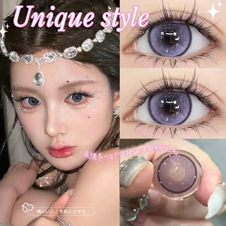 【Purple Series】shinye คอนแทคเลนส์ Seductive Violet/ Dream Purple ตาใหญ่ ลายฮิต ขายดีมาก DIA14.5mm ,HC862-4