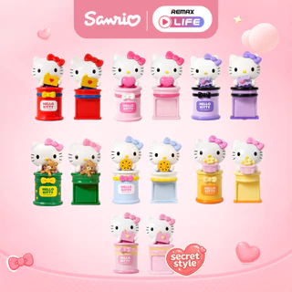 [กล่องสุ่ม] Sanrio Lying Bean รุ่น Sweetheart Post Series ฟิกเกอร์โทรศัพท์ Hello Kitty ลอกกาวง่าย ติดแน่น ลิขสิทธิ์แท้