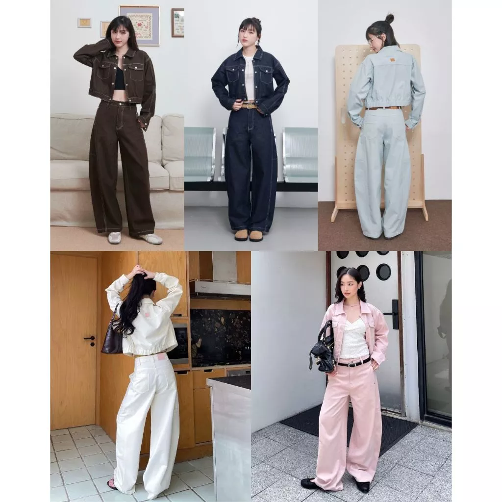 Riley.apparels - Ashley barrel jeans 7015 [ได้เฉพาะกางเกง]