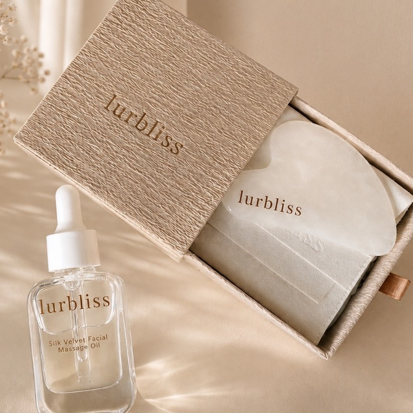 ชุดกัวซาลดบวม lurbliss Silk Velvet เซตนวดหน้ายกกระชับ ออยล์นวดกัวซาไม่อุดตัน + หินกัวซาแท้ ยกกระชับ ผิวฉ่ำโกลว์