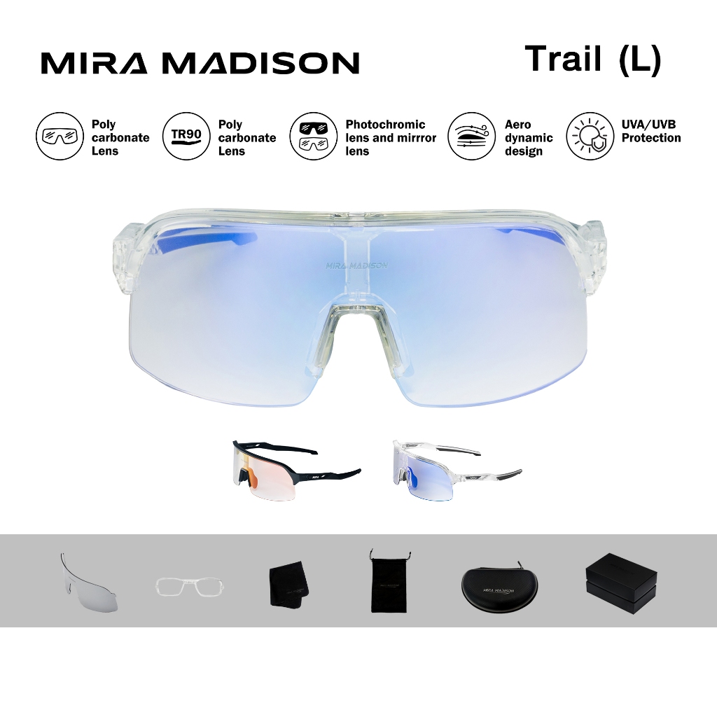 Mira Madison Sport Sunglasses แว่นตากันแดด รุ่น Trail (L)