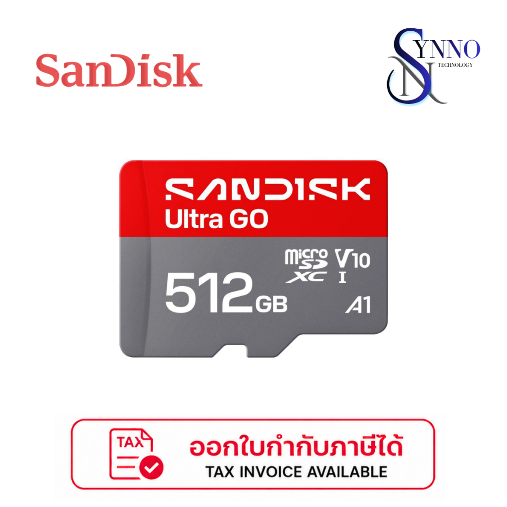 ไมโครเอสดีการ์ด MICRO SD CARD SANDISK Ultra GO SDSQUGN-512G-GN6MN ความจุ 512GB