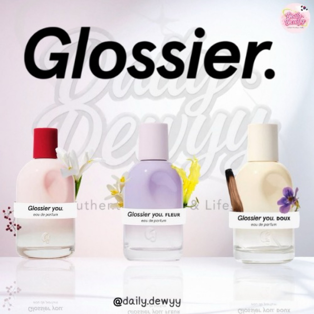 แท้ 💯พร้อมส่ง : น้ำหอม Glossier EDP 4 กลิ่น (Fluer, You, Reve, Doux)