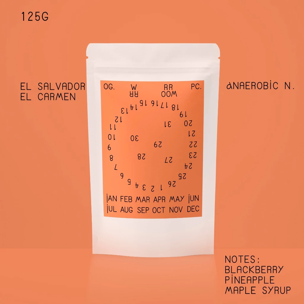 Wonderroom - เมล็ดกาแฟคั่วอ่อน El Salvador El Carmen (Anaerobic N.) (Light Roast)