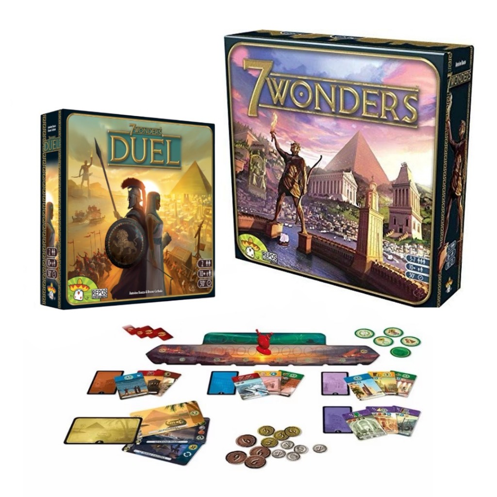 7 Wonders Board game (ภาษาอังกฤษ) - บอร์ดเกม 7 สิ่งมหัศจรรย์ 7Wonder 7Wonders 7 Wonder เจ็ดสิ่งมหัศจ