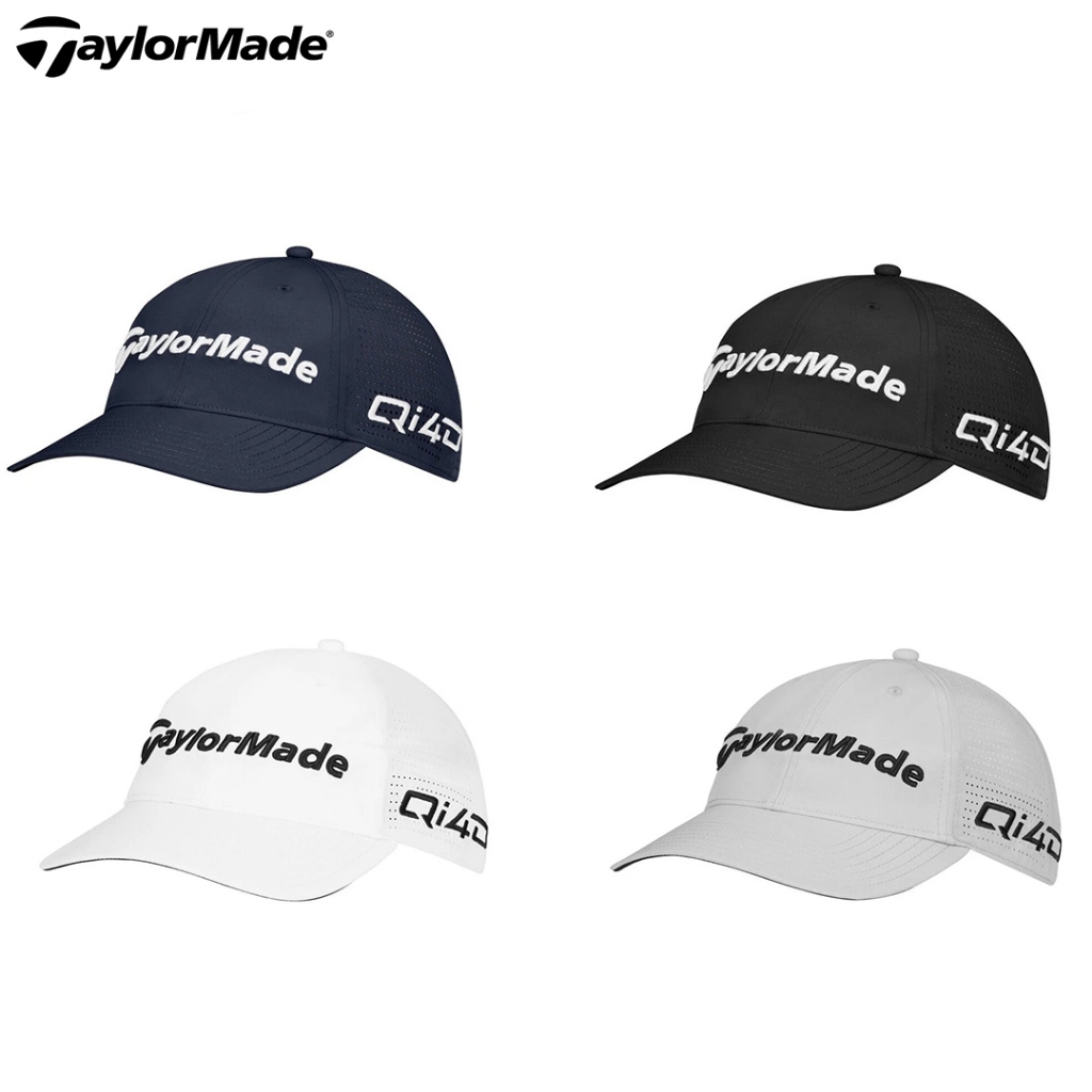 หมวกกอล์ฟ TaylorMade Mens TM26Tour Preferred Litetech Hat Qi4d Adjustable Golf Cap - New 2026