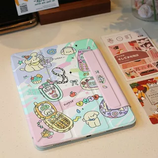 🌟Gen11เคส ipad ลายการ์ตูน รุ่นเคสแม่เหล็ก เคสไอแพด แกนY มีปกรัด สำหรับไอแพดMini6/7 Air3/4/5/6/7 Gen7/8/9/10 Pro10.5/11