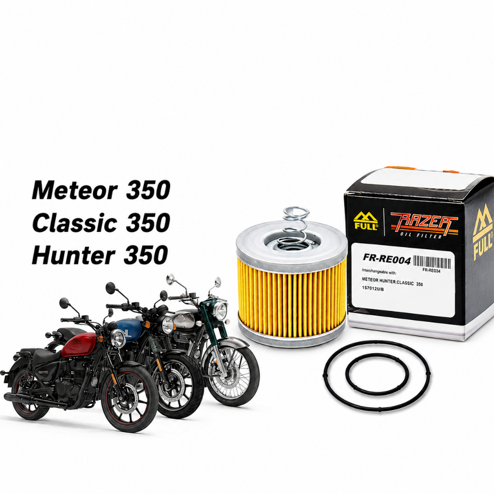 FULL RAZER FR-RE004 กรองน้ำมันเครื่อง Royal Enfield Meteor 350 Classic 350 โรยัล เอ็นฟีลด์ Hunter 35