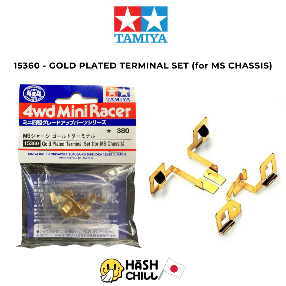 Tamiya 15360 - GOLD PLATED TERMINAL SET (for MS CHASSIS)