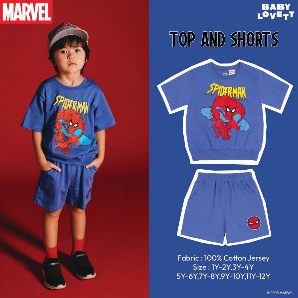 [Babylovett] 10 Spider-Man - Top and Shorts