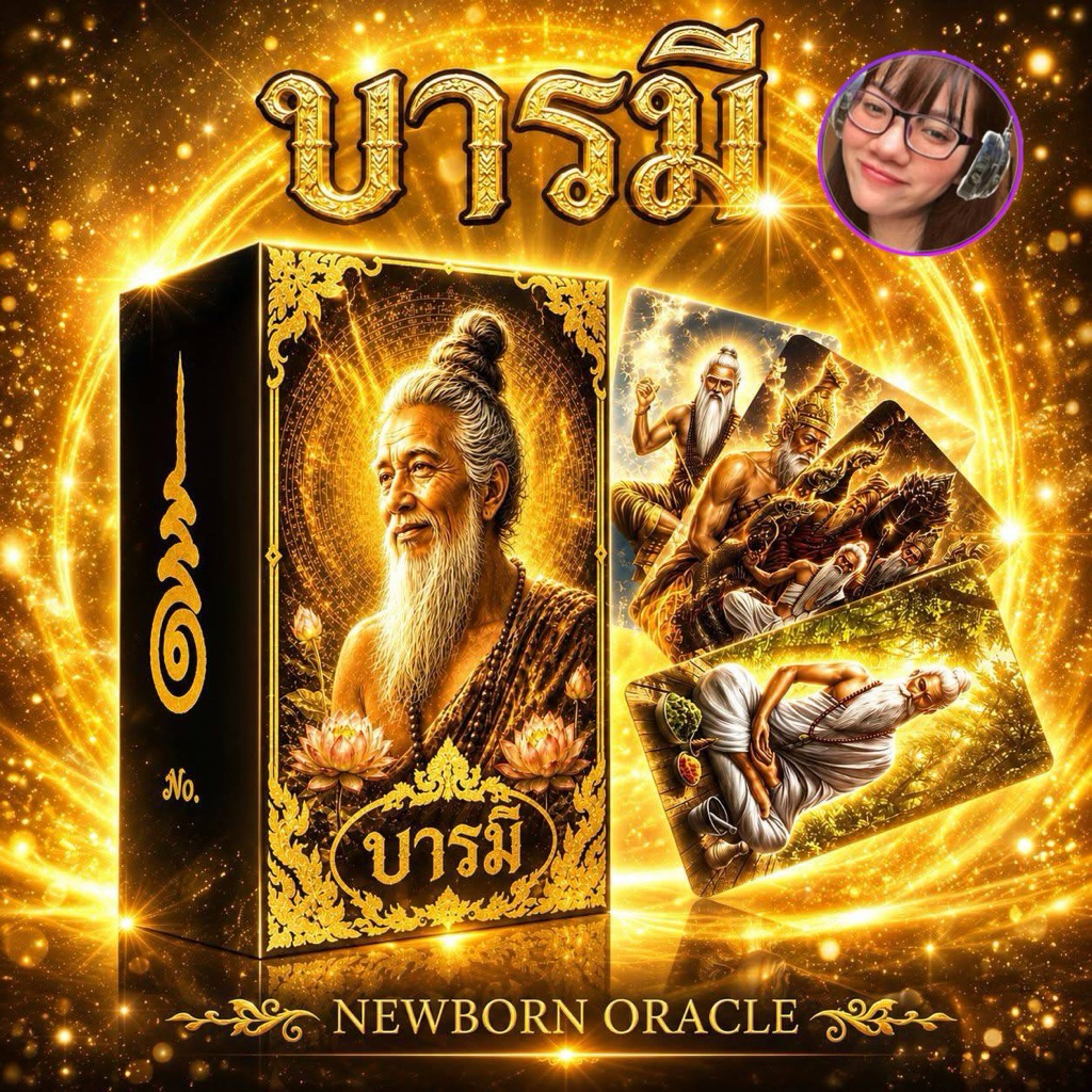 ไพ่บารมี FULLSET ไพ่ดูดวงในตำนาน ไพ่แรร์ (ของแท้ ) ไพ่วาดมือ ไม่มีผลิตซ้ำ ไพ่ออราเคิล ไพ่ทำนายแม่นๆ