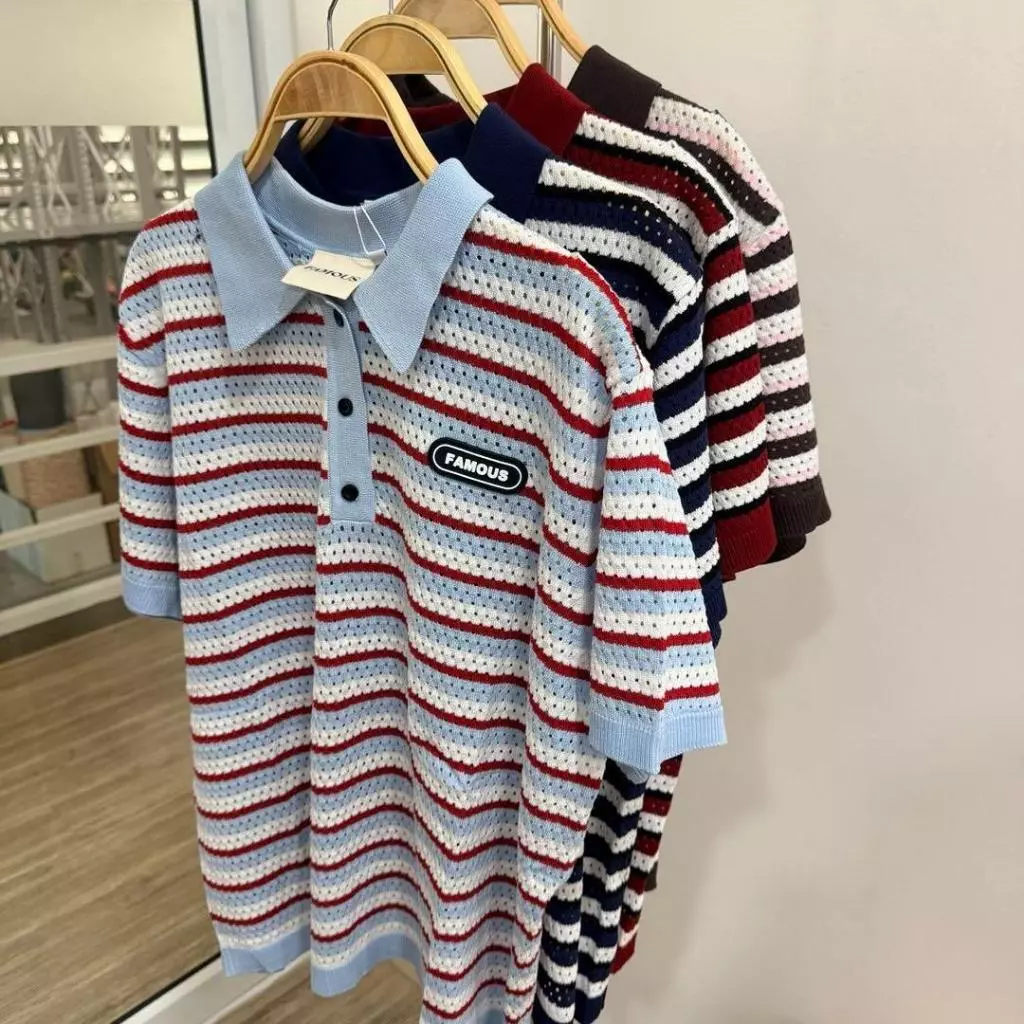FAMOUS Preppy Stripe #FMBL-G2T096
