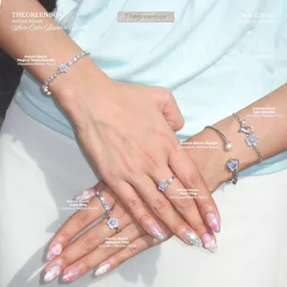 กำไล Aurora Bloom Magical Tennis Bracelet (แนะนำวัดข้อมือก่อนสั่ง) - The Green Box