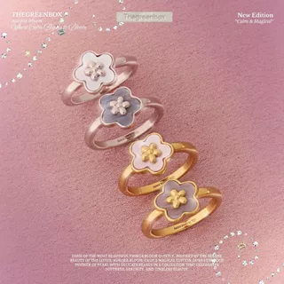 แหวน Aurora Bloom Signature Ring - The Green Box