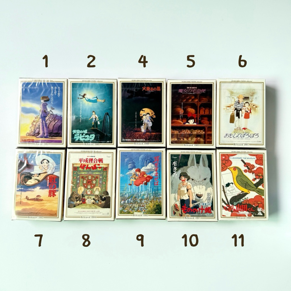 จิ๊กซอว์มินิ Studio Ghibli: Poster Collection 150 ชิ้น | Jigsaw puzzle